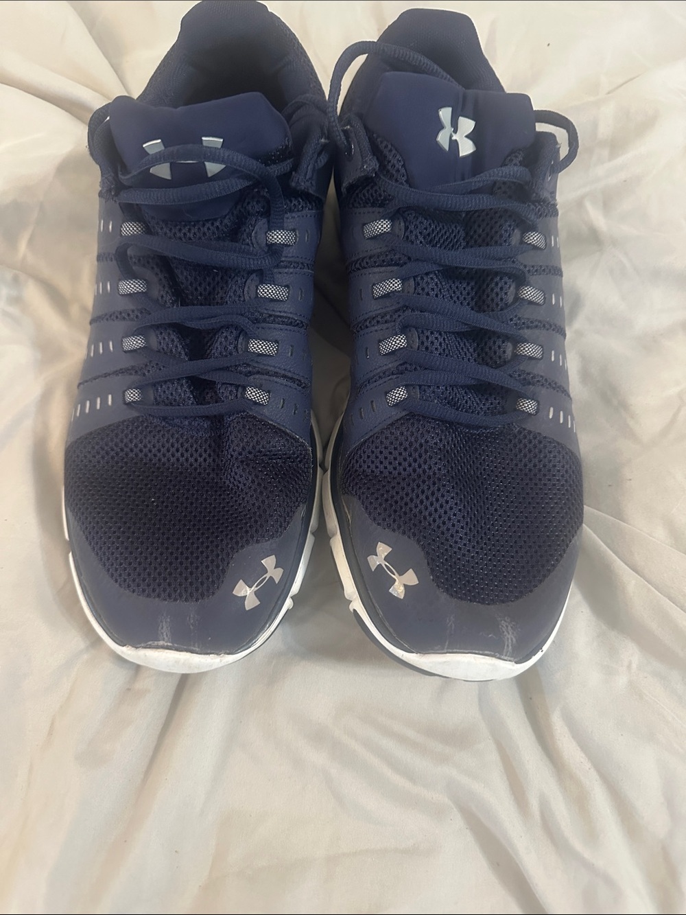 Under Armour Navy Athletic Lace-Up Kids' Sneakers